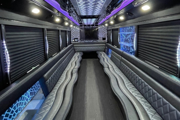 Lafayette Party Bus Interior