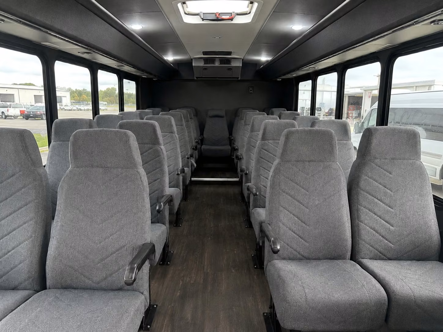 18 passenger minibus inside