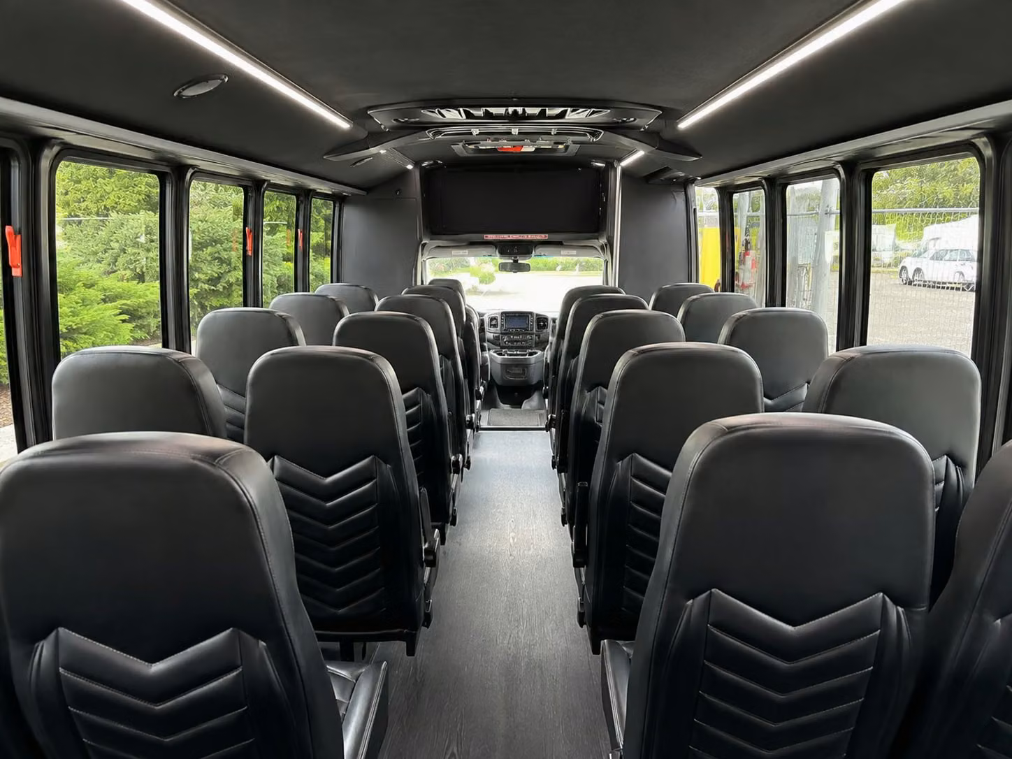 18 passenger minibus interior