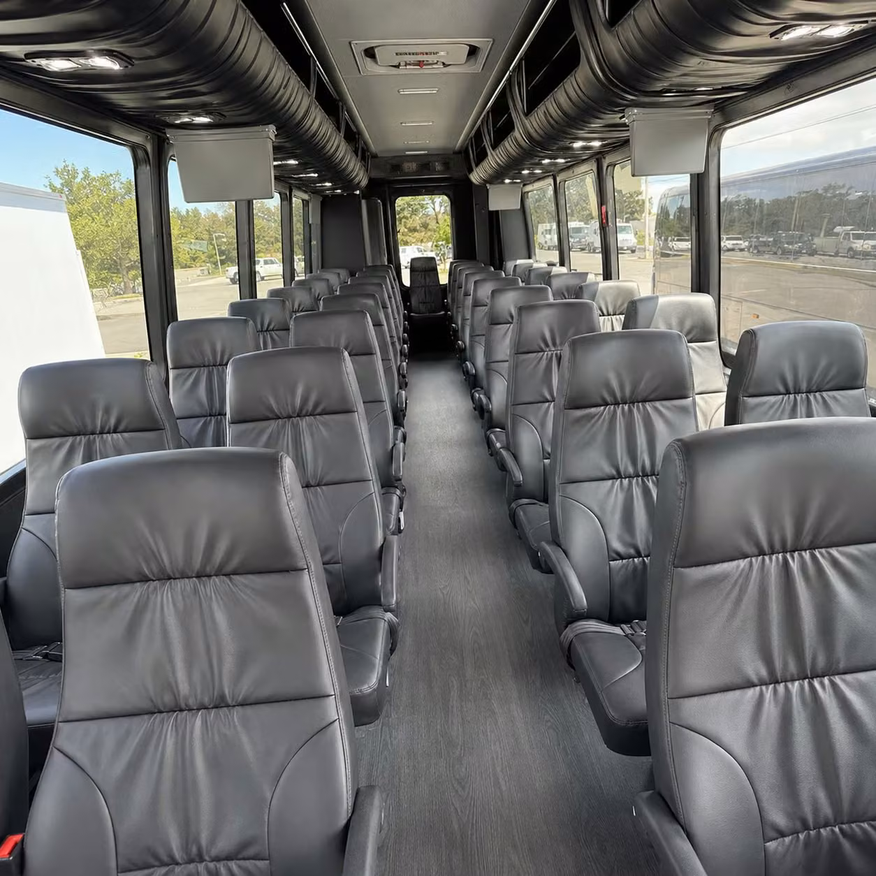 25 passenger minibus interior