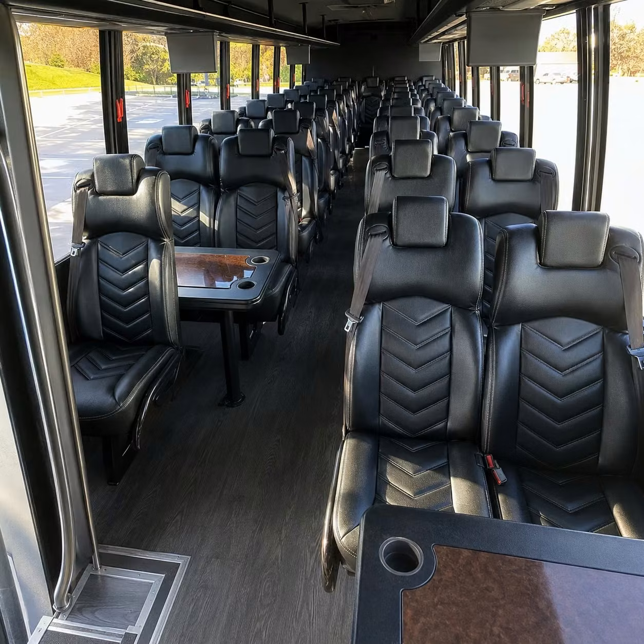 28 passenger minibus interior