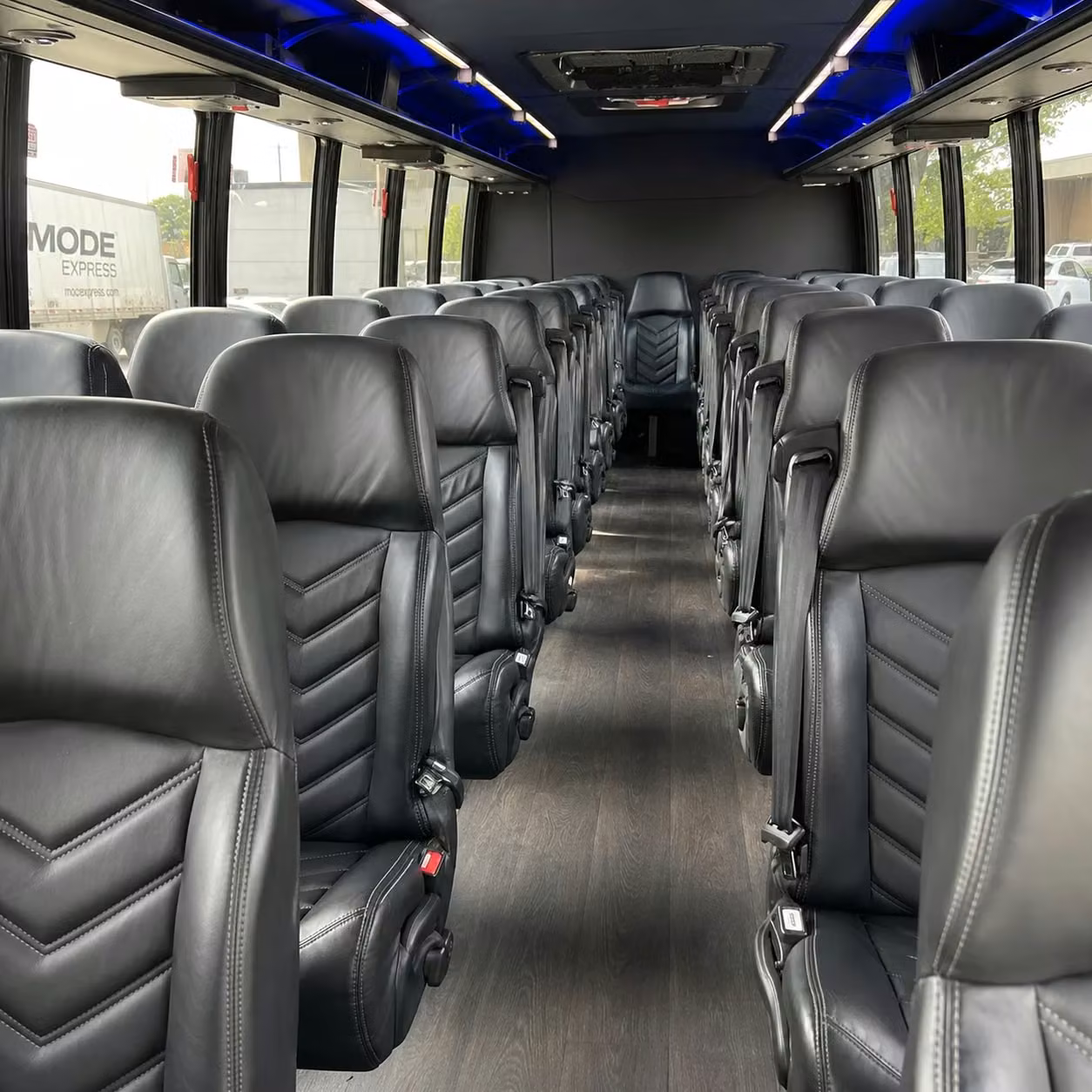 30 passenger minibus inside